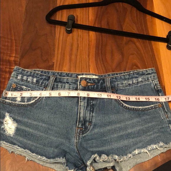 Free People denim cut off shorts - Picture 5 of 5